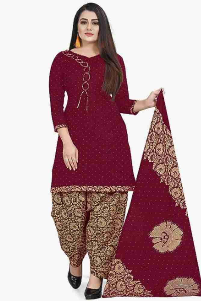 Salwar suit hot sale piece cotton