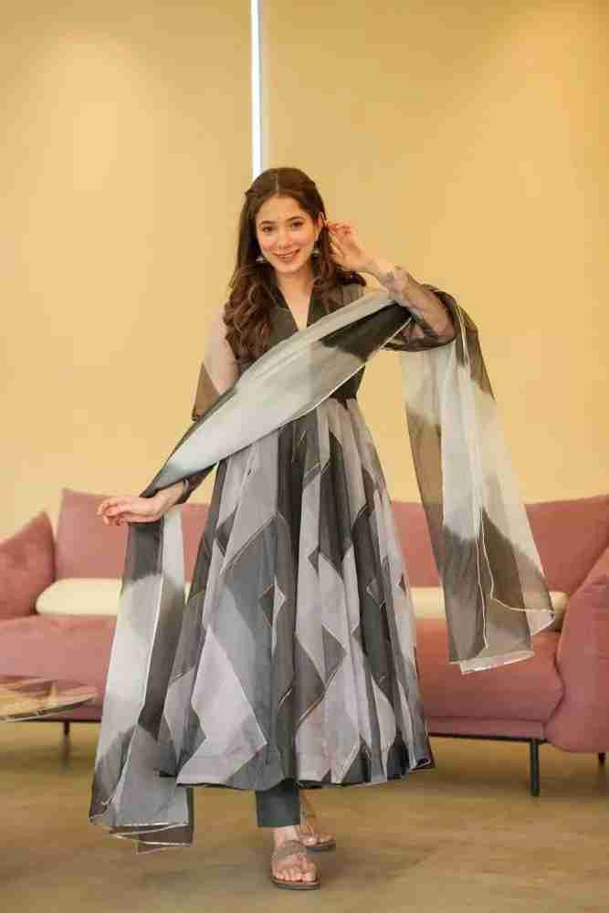 Flipkart anarkali clearance dress material