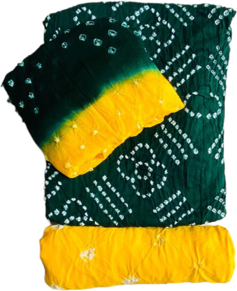 Bandhani dress material in flipkart top
