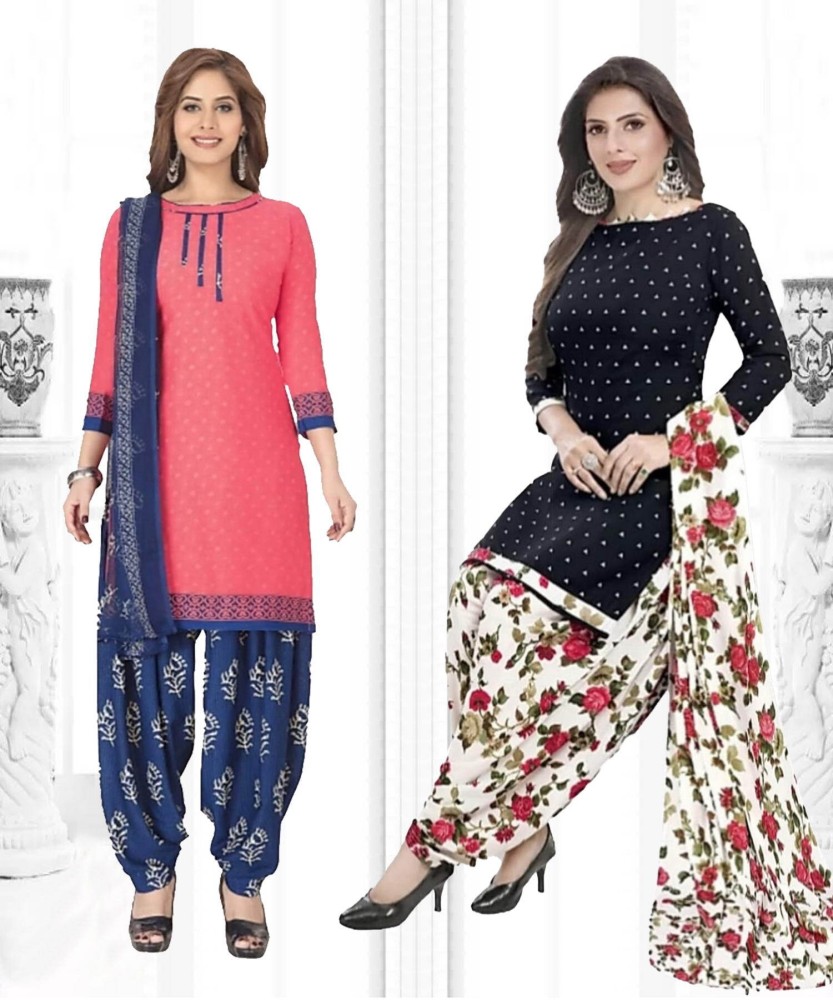 Priyashi Crepe Printed Salwar Suit Material Price in India Buy Priyashi Crepe Printed Salwar Suit Material online at Flipkart