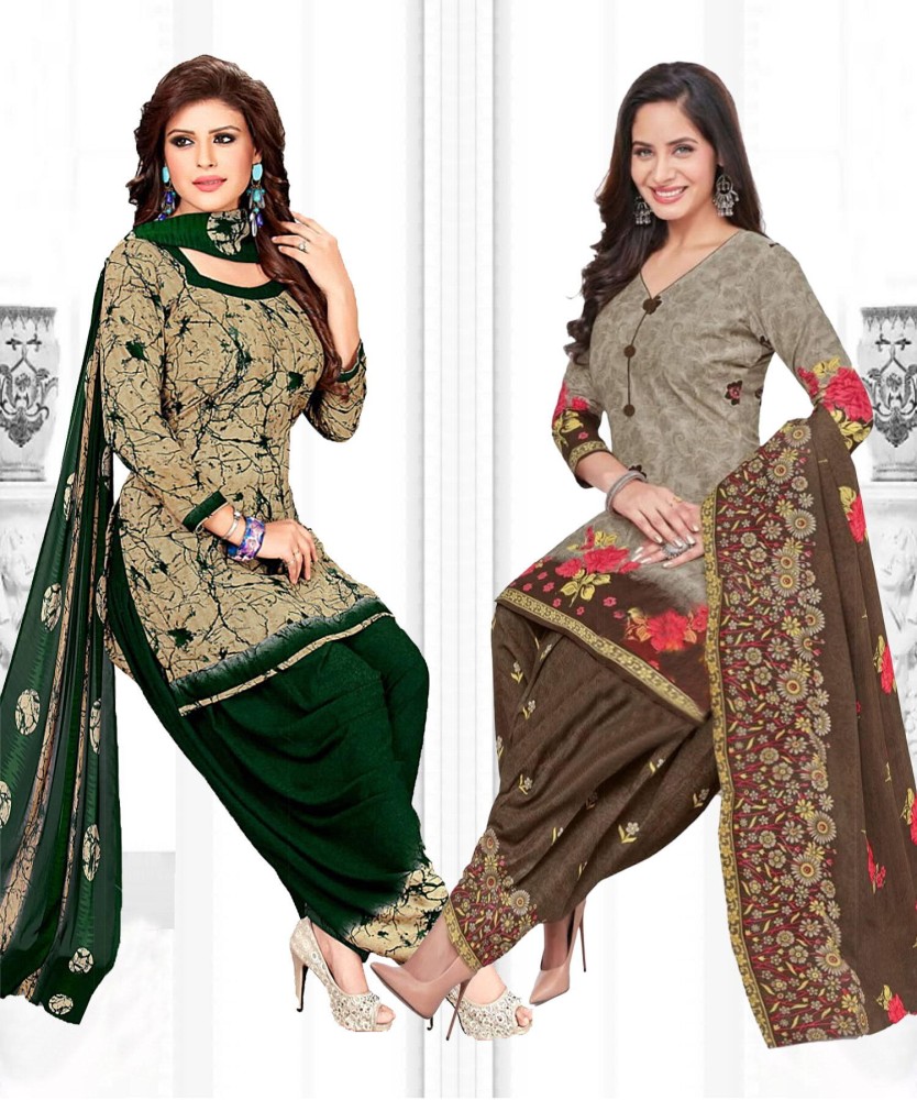 YASHIKA Crepe Printed Salwar Suit Material Price in India Buy YASHIKA Crepe Printed Salwar Suit Material online at Flipkart