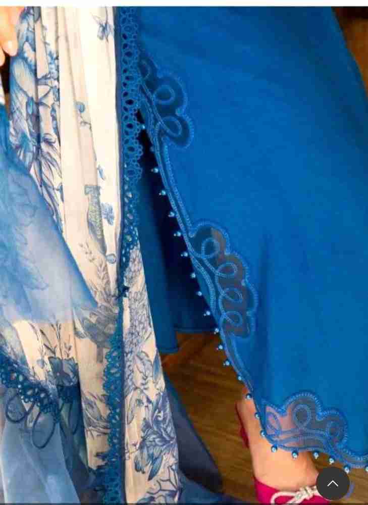 Noor Pakistani dress materials Pure Cotton Printed Kurta Palazzo