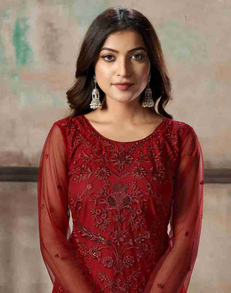 Full sleeve net churidar on sale