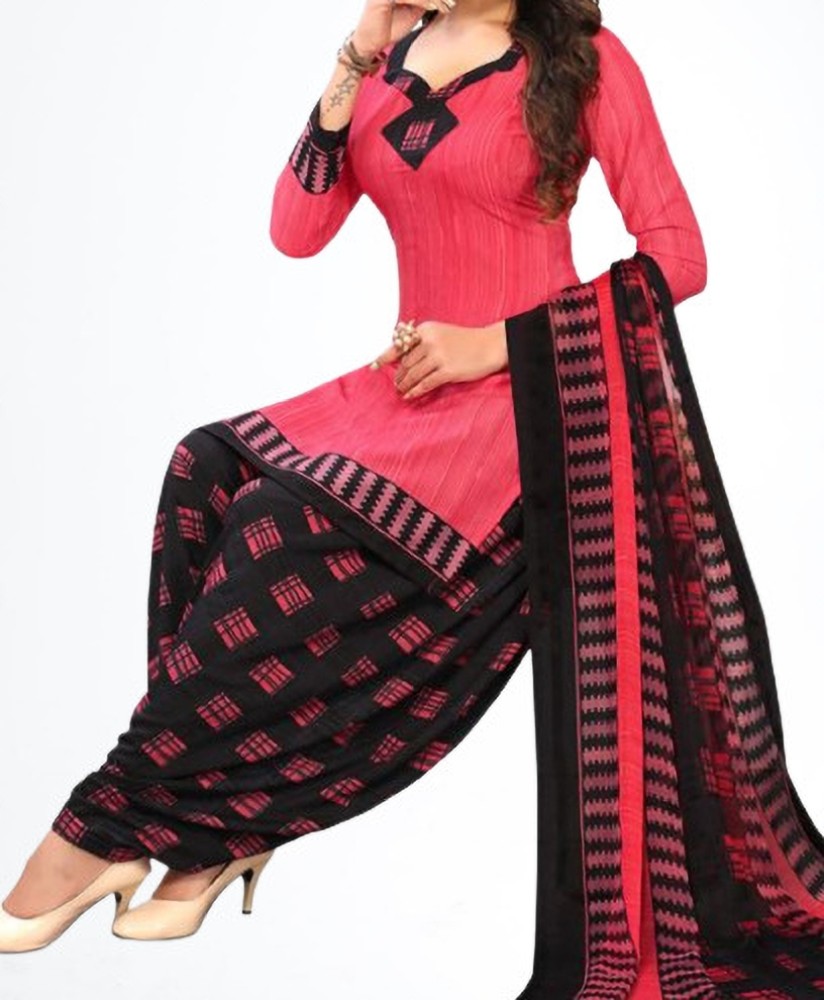 Aumki Crepe Printed Salwar Suit Material Price in India Buy