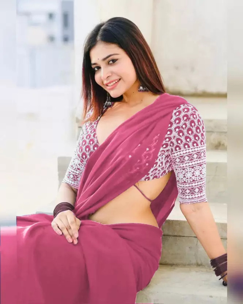 Simple saree deals in flipkart