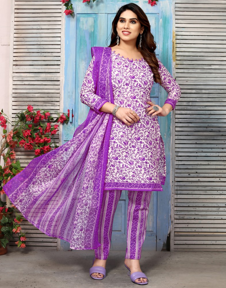 Salwar suit deals material flipkart