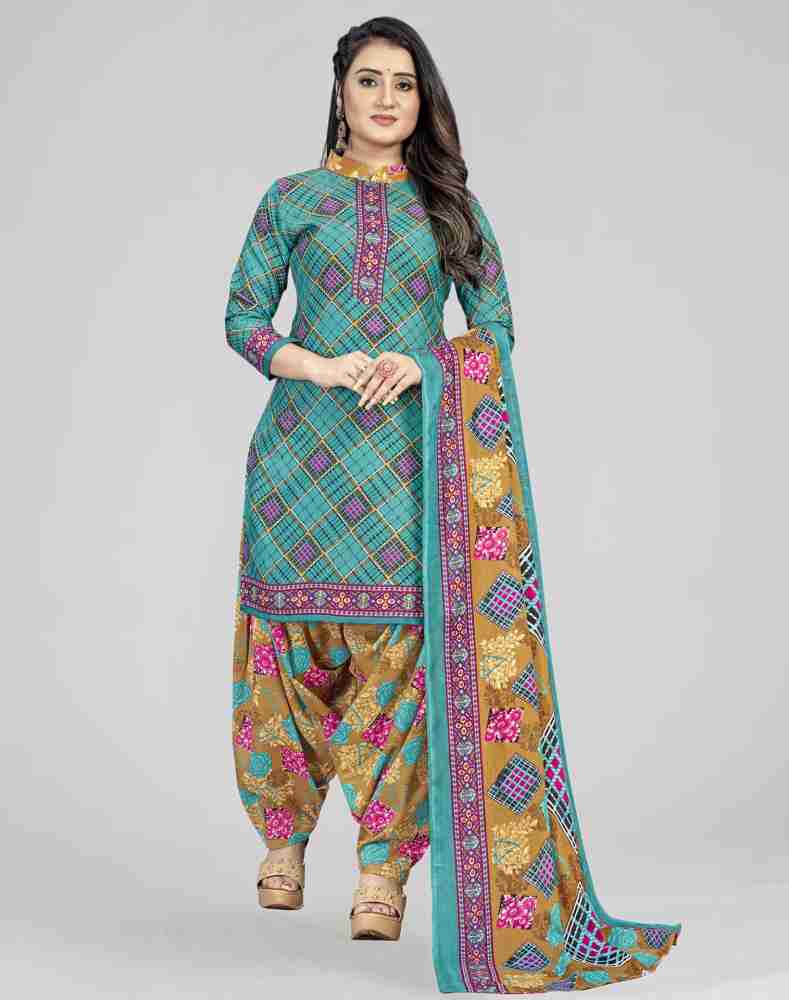 SIRIL Women's Cotton Printed Unstitiched Dress Material