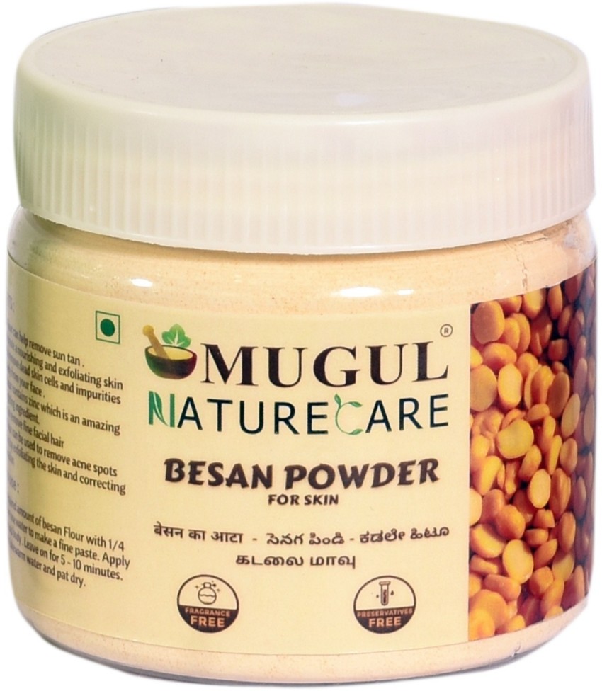 mugul Besan Powder Face Pack Glowing Skin Skin whitening Scars