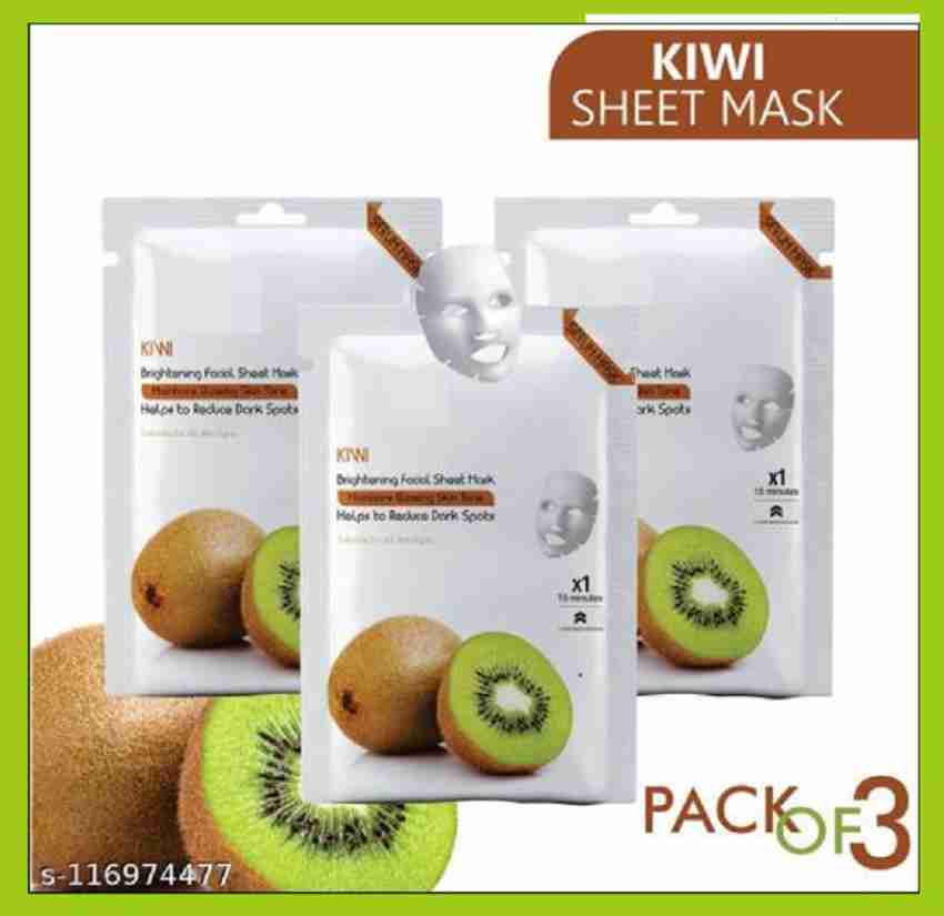 KA KAIASHA KIWI SHEET MASK WITH SERUM THAT MAINTAINS THE GLOWING