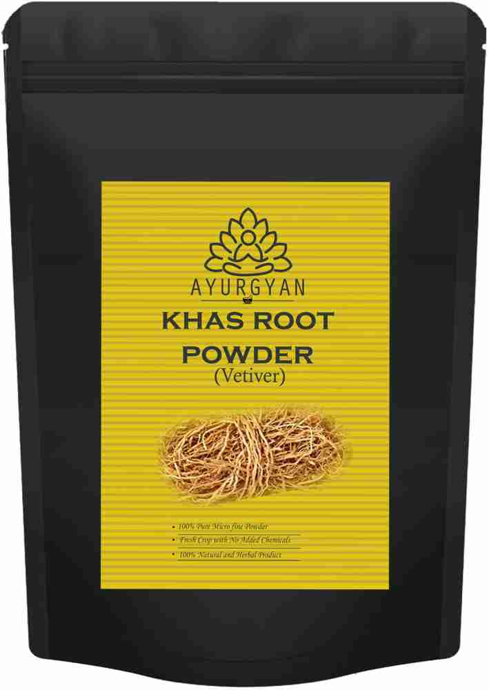 AyurGyan 250g 100 Natural Khas Root Powder Vetiver Root