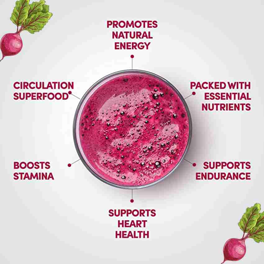 Rose Petal Powder for Eating and Beetroot Powder for Drinking