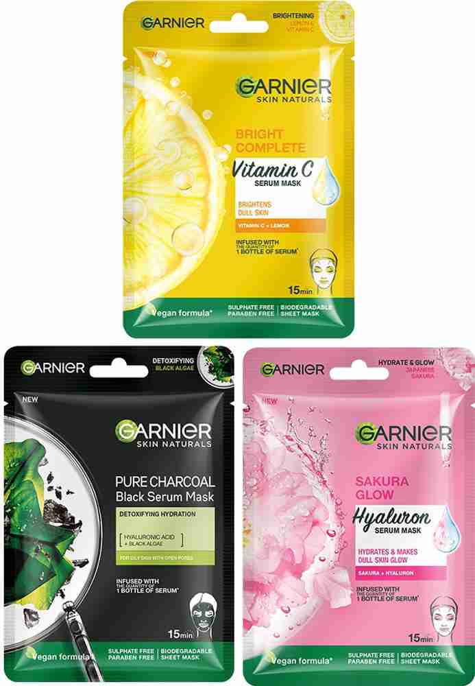 Garnier face pack discount