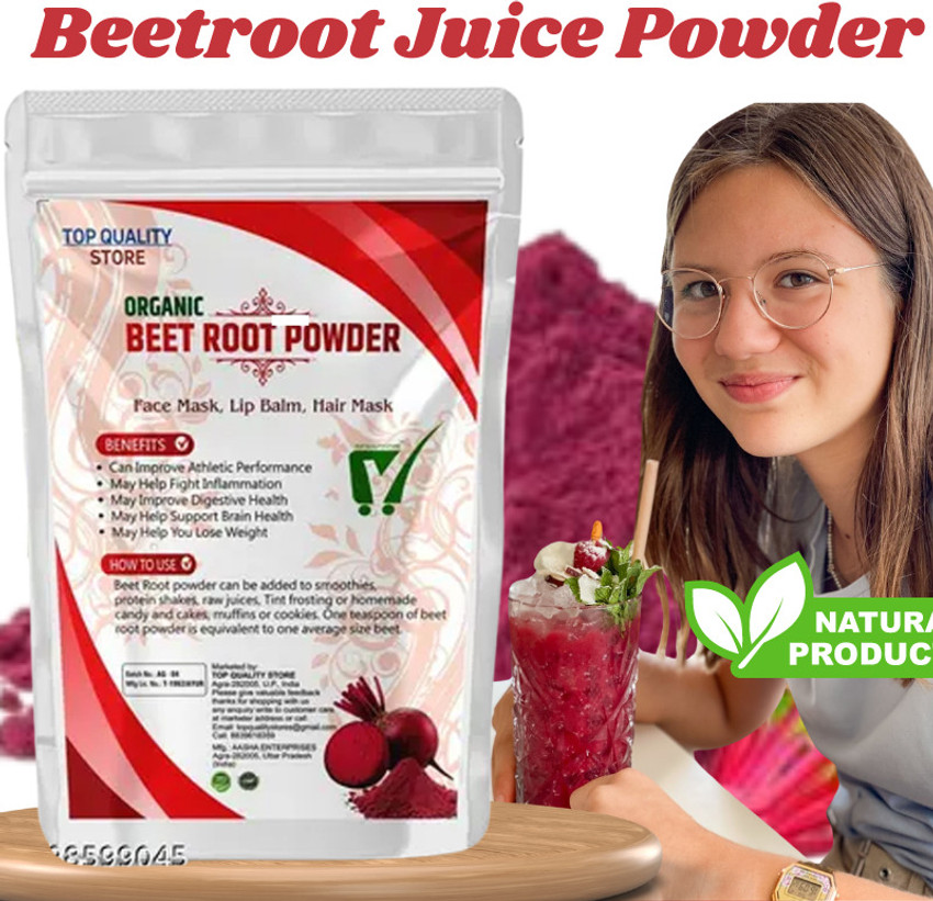 TQS Organic Beetroot Juice Powder For Skin Lightening Pink Lips Price in India Buy TQS Organic Beetroot Juice Powder For Skin Lightening Pink Lips Online In India Reviews Ratings