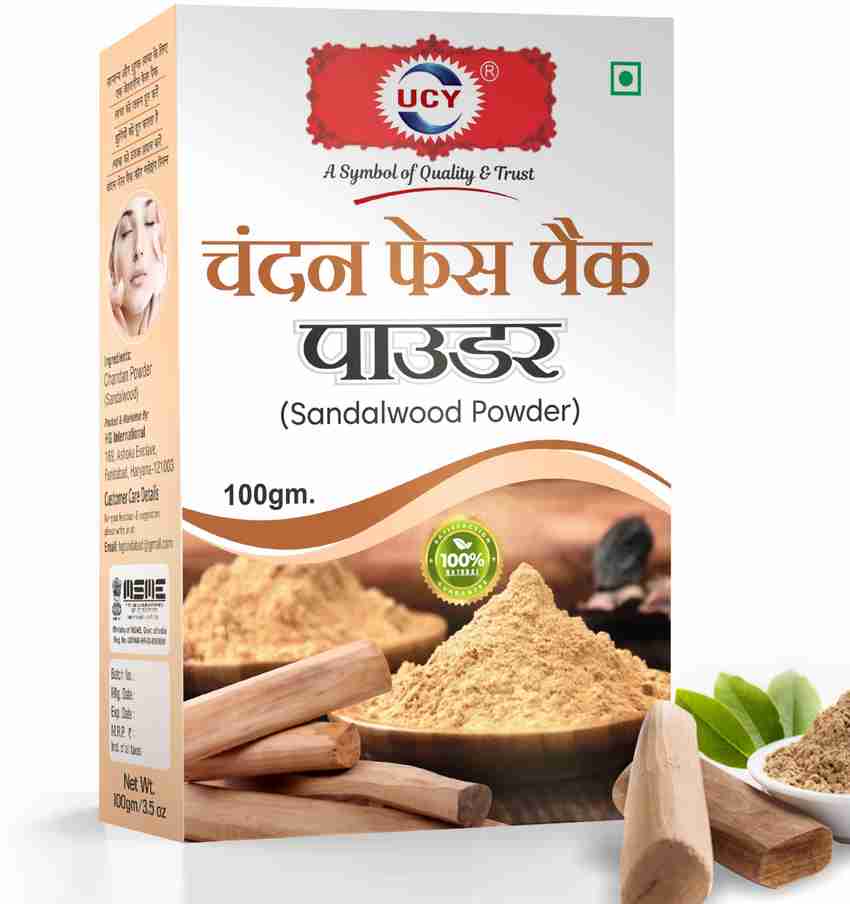 UCY Organic Sandalwood Powder Chandan powder for Skin Care Face Pack Price in India Buy UCY Organic Sandalwood Powder Chandan powder for Skin Care Face Pack Online In India