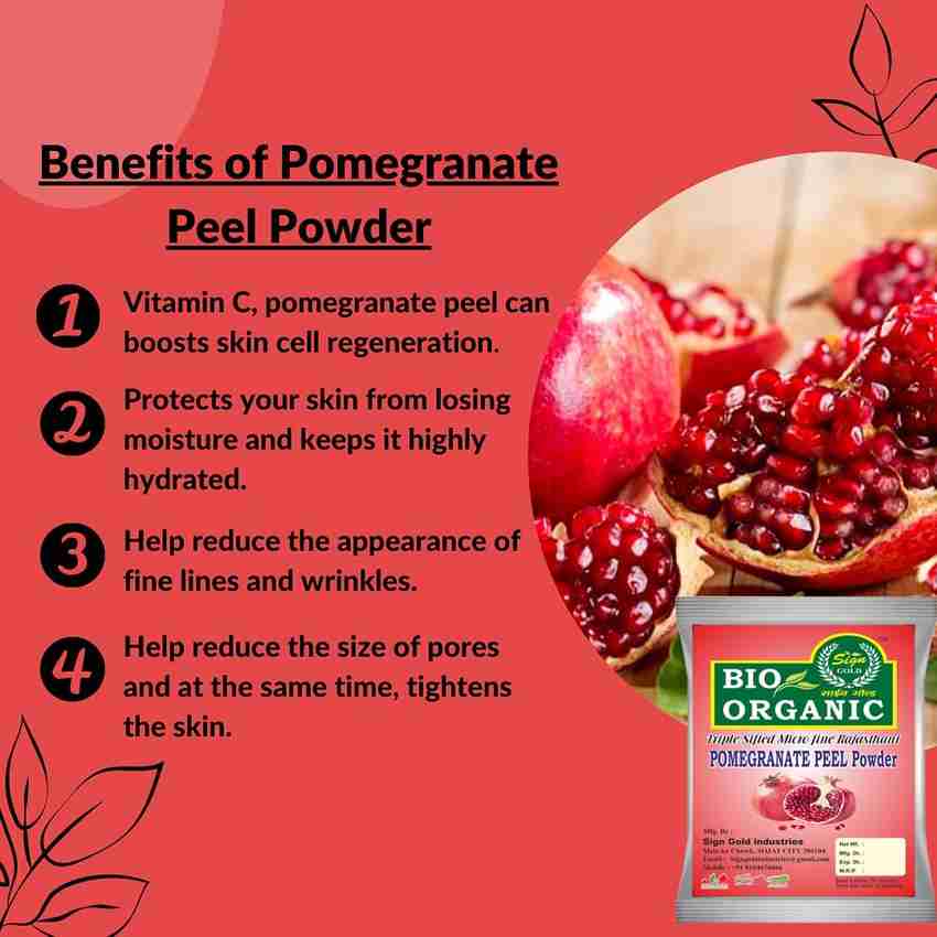 sign gold Organic Pomegranate Peel Powder For Hair Skin Face Pack Acne Control Price in India Buy sign gold Organic Pomegranate Peel Powder For Hair Skin Face Pack Acne Control Online