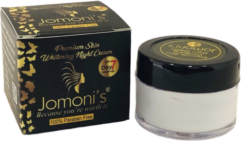 jomoni s Premium Face Skin Whitening Night Cream 7 Days Challenge