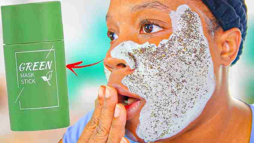 GABBU Green Tea Face Cleansing Facial Mask Stick Roll On Type