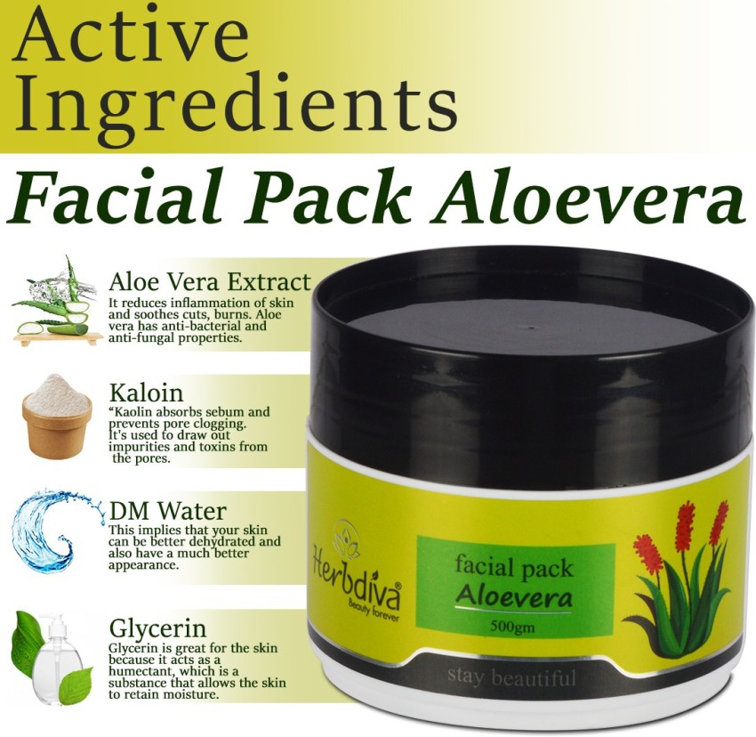 Herbdiva Aloevera Face Pack Remove Wrinkles From Your Skin