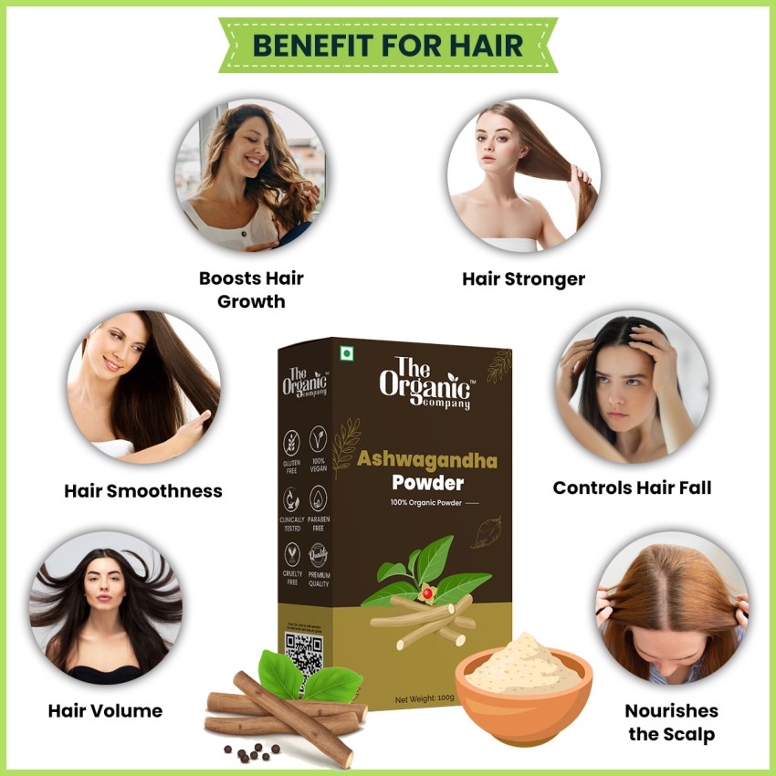 Asucre Pure Herbals - AMAZING HEALTH BENEFITS OF ASHWAGANDHA (INDIAN  GINSENG) - ASHWAGANDHA FOR HAIR Stress is one of the major causes of hair  fall in both men and women. Ashwanganda controls