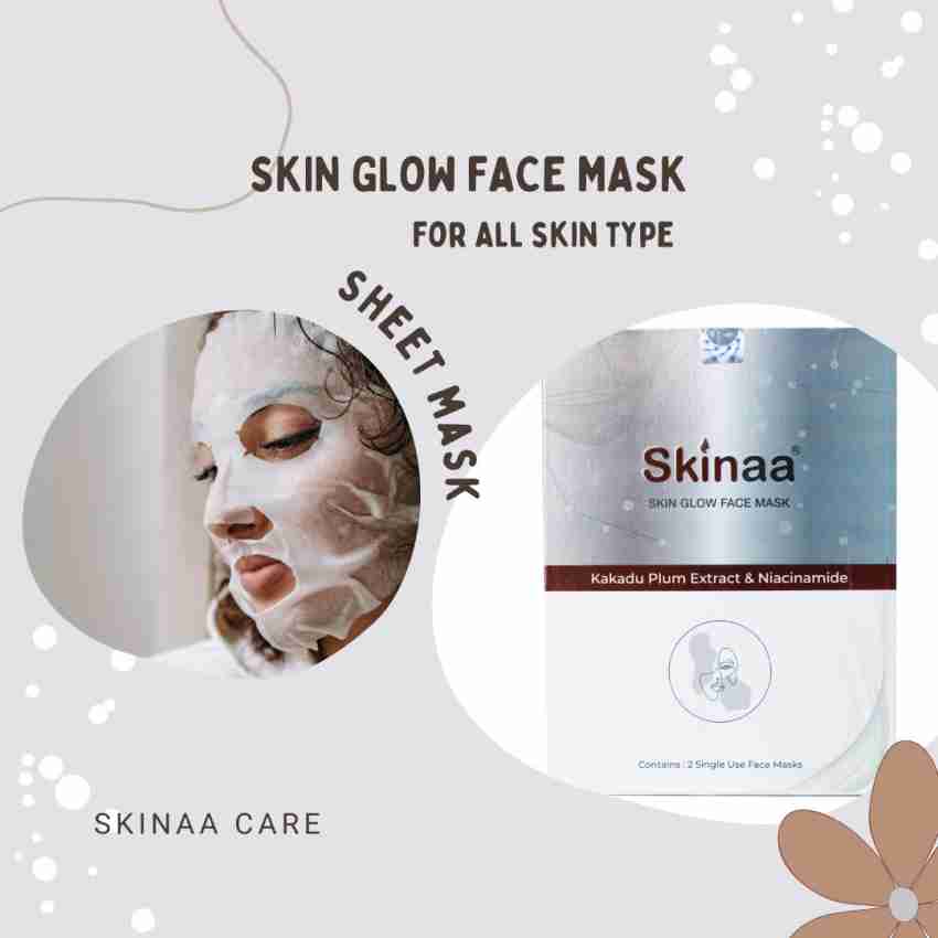 SKINAA Skin Glow Face Sheet Mask, Reduce Wrinkle