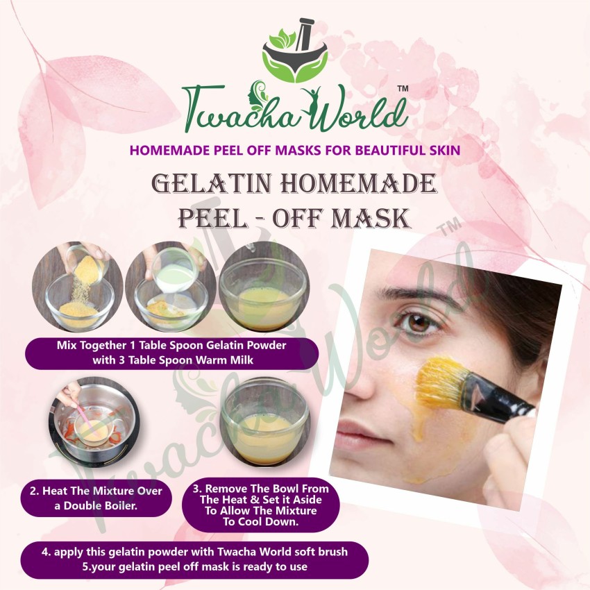 Aromatique Gelatin Powder For Face Mask Gelatin Powder for Facial Hair  Removal  200 Grams Wax  Price in India Buy Aromatique Gelatin Powder For  Face Mask Gelatin Powder for Facial Hair