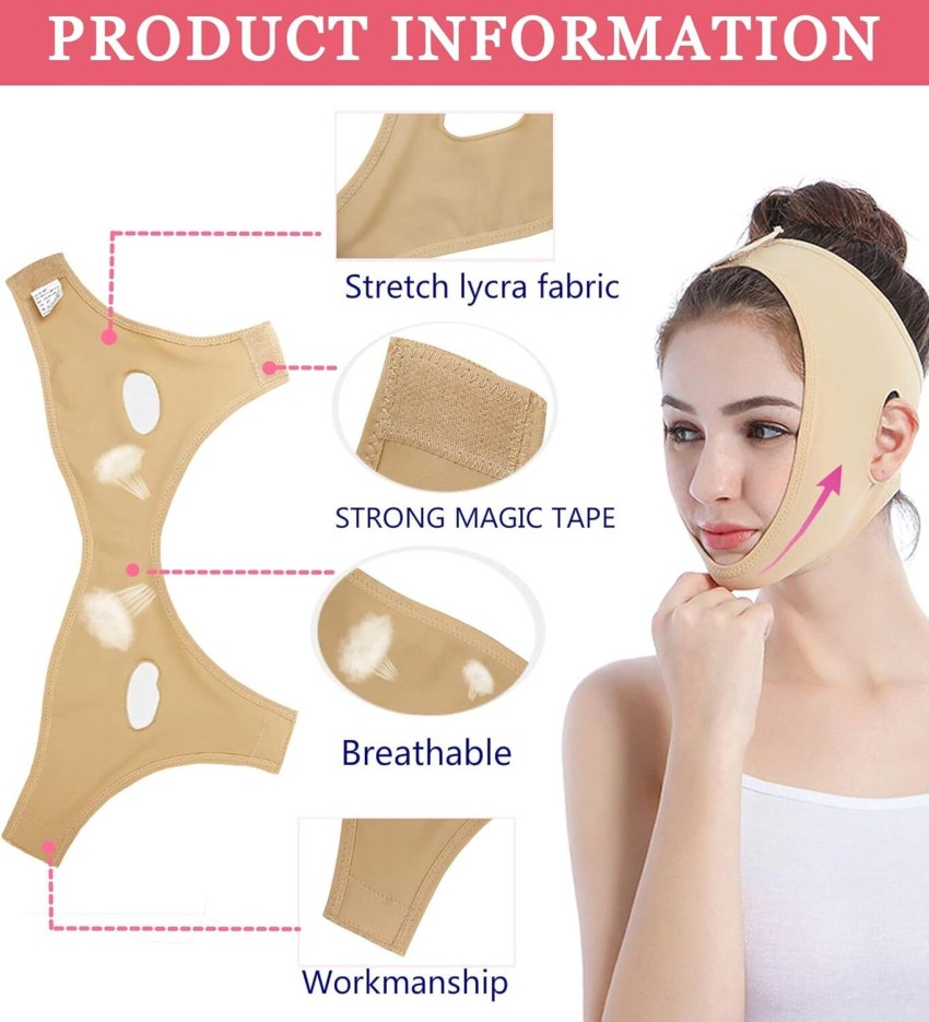 Buy Chekido Face Lifting Belt Elastic Face Slimming Bandage V Line