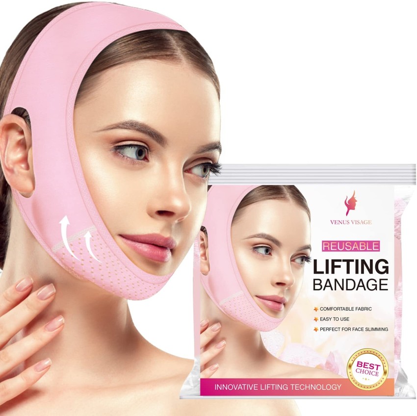 Face Lifting Mask Silicone V Line Shape Facial Slimming Bandage Mask Cheek  Chin Neck Slimming at Rs 200, MASSAGERS in Mumbai