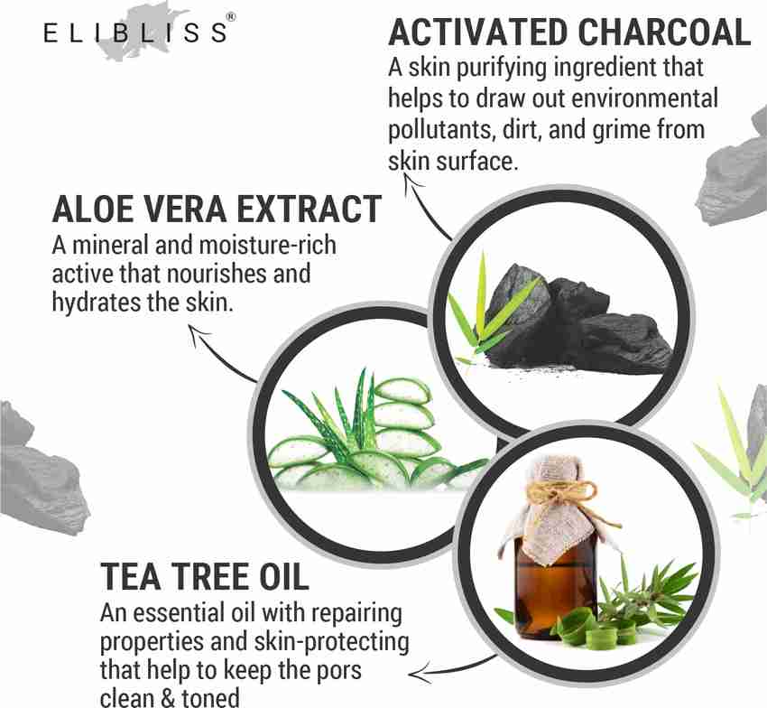 ELIBLISS Activated Charcoal with Charcoal Beads No Sulphates Parabens Gel Face Wash Price in India Buy ELIBLISS Activated Charcoal with Charcoal Beads No Sulphates Parabens Gel Face Wash Online