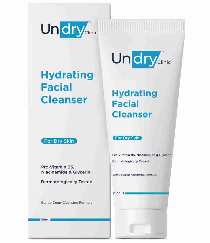 Undry Hydrating Facial Cleanser for Dry Skin (100 ml) for Men,Women Face  Wash - Price in India, Buy Undry Hydrating Facial Cleanser for Dry Skin  (100 ml) for Men,Women Face Wash Online