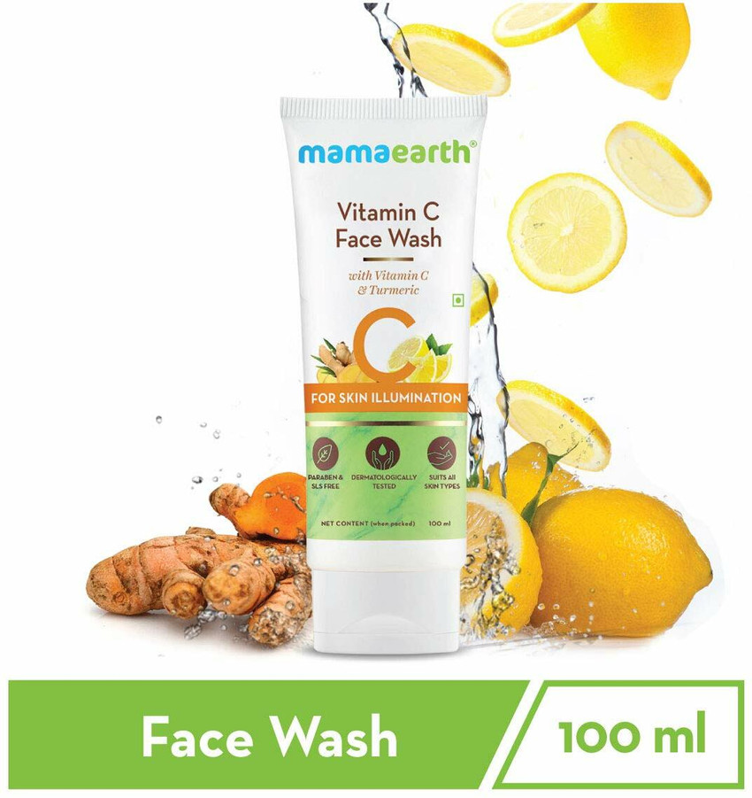 Mamaearth Vitamin C for Skin Glow Illumination With Turmeric Face Wash