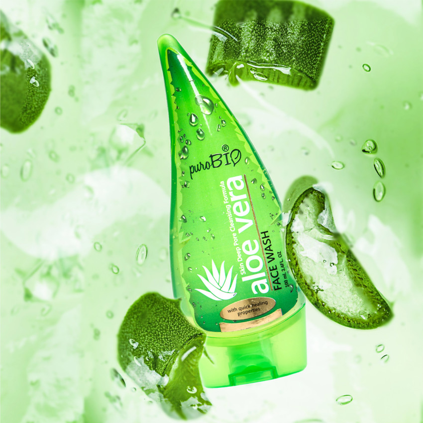 purobio Pure Aloe Vera Hydrating and Soothing Facial Cleanser For