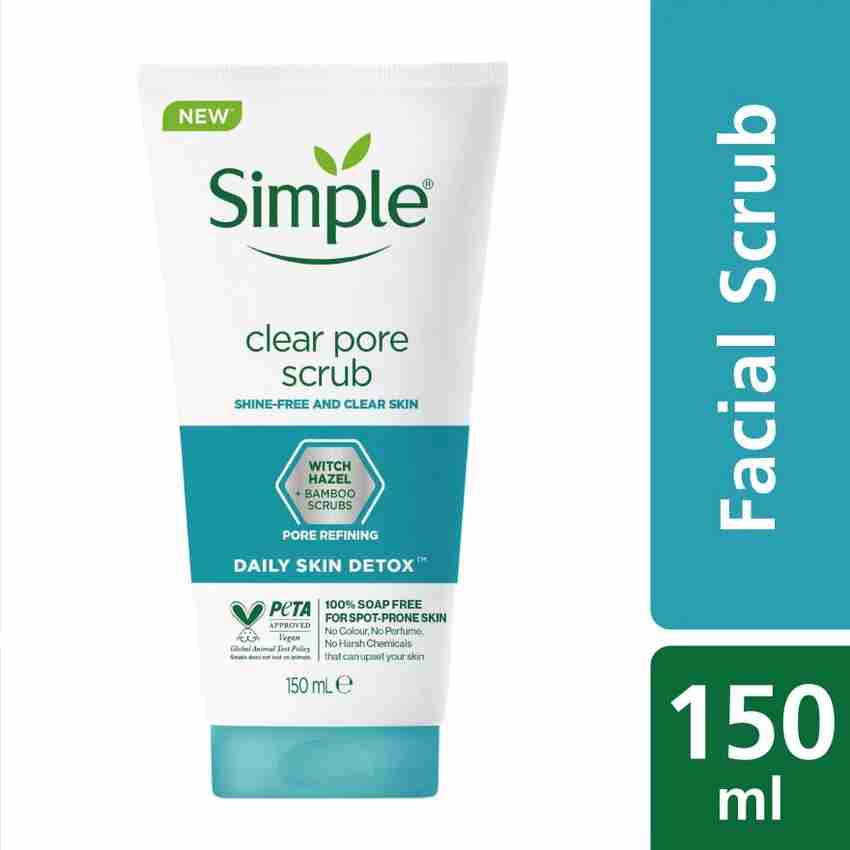 Simple outlet face scrub