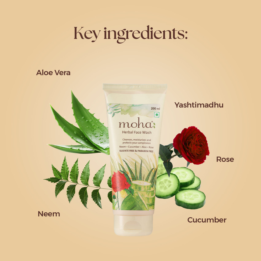 Herbal face wash discount