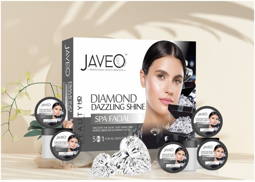 javeo Diamond facial kit Price in India Buy javeo Diamond facial kit Online In India Reviews Ratings Features Flipkart