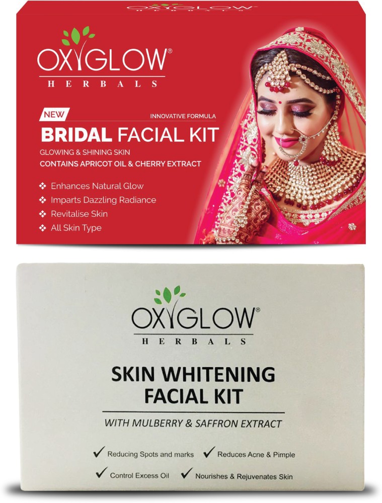 oxy glow herbals Bridal Facial Kit 53 Gm Skin Whitening Facial