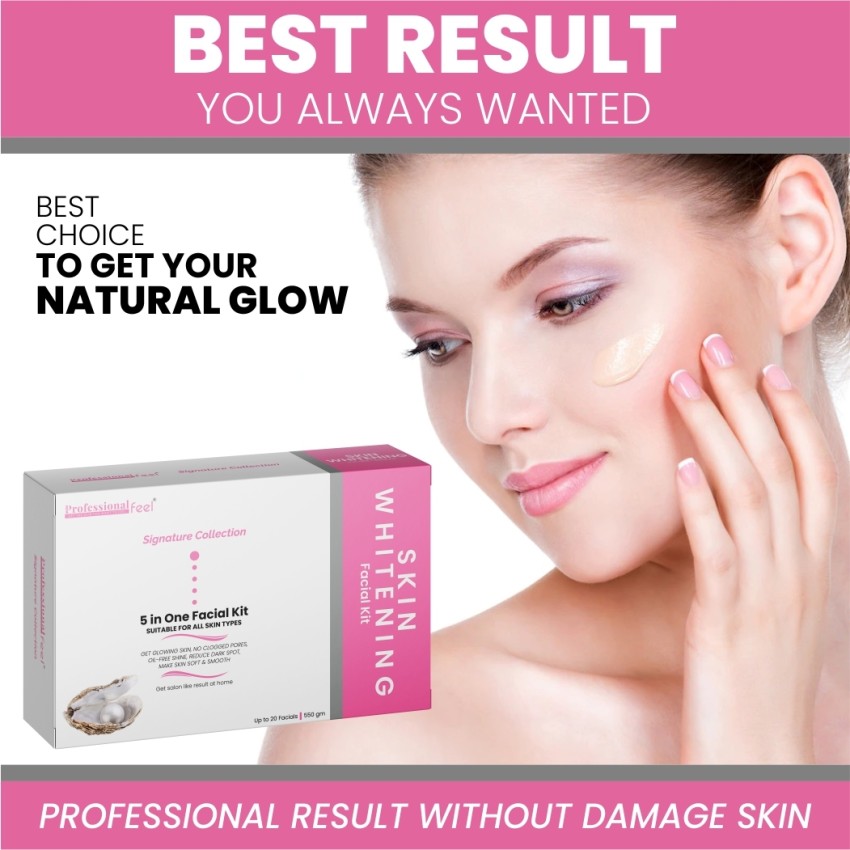 PROFESSIONAL FEEL SIGNATURE COLLECTION SKIN WHITENING FACIAL KIT