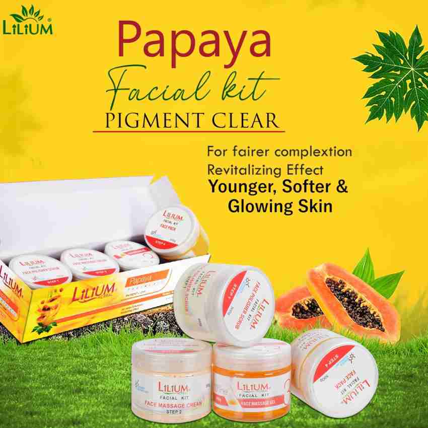 LILIUM Herbal Papaya Facial Kit Price in India Buy LILIUM