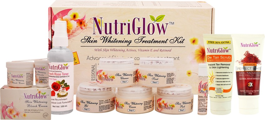 NutriGlow Skin Whitening Treatment Facial Combo Price in India