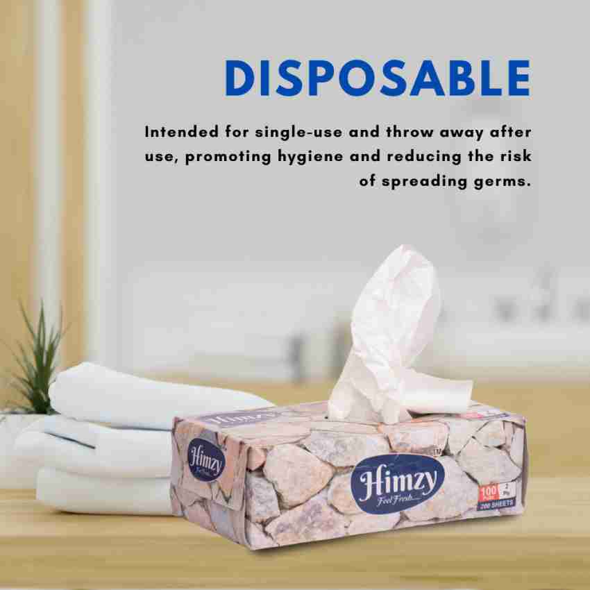 Himzy Soft Touch 2 Ply 100 Pulls Facial Tissue box - Price in India, Buy  Himzy Soft Touch 2 Ply 100 Pulls Facial Tissue box Online In India,  Reviews, Ratings & Features