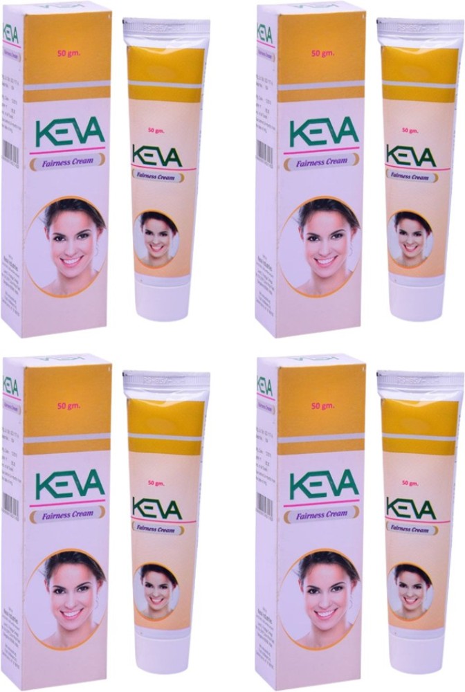 KEVA Fairness Cream 50GM (Pack of 4) - Price in India, Buy KEVA Fairness  Cream 50GM (Pack of 4) Online In India, Reviews, Ratings & Features