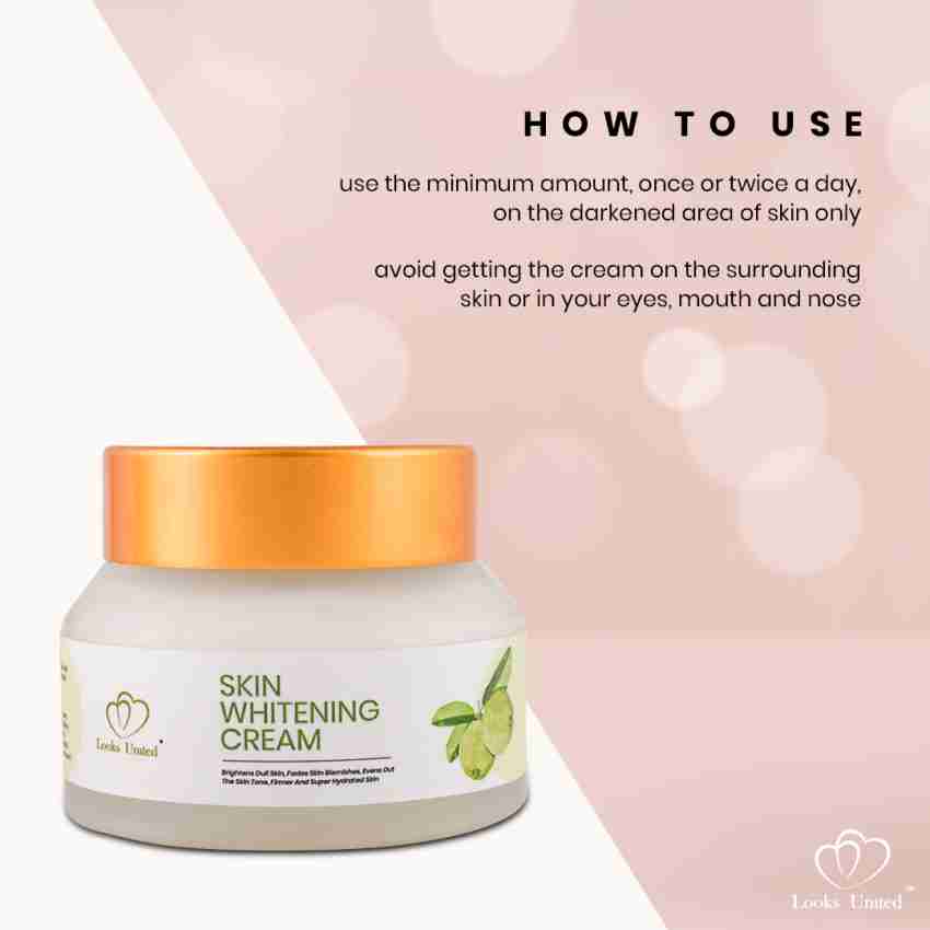 Looks United Skin Whitening Cream Brightness Dull Skin Fades Skin