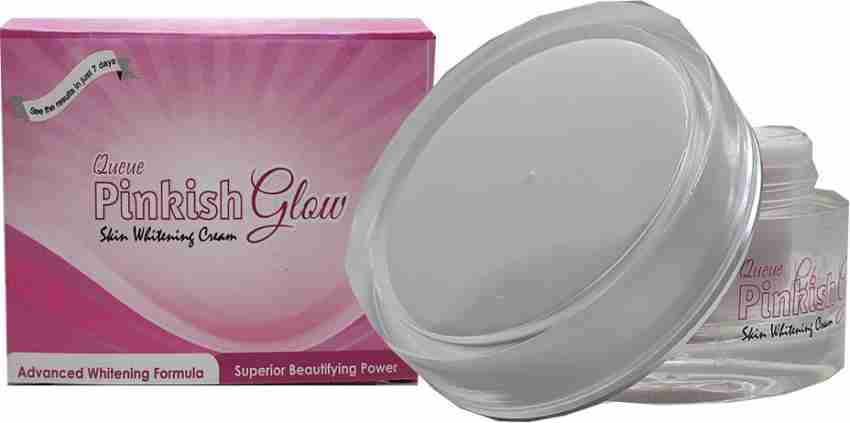 Queue Unique Secrets Pinkish Glow Skin Whitening Cream Price in