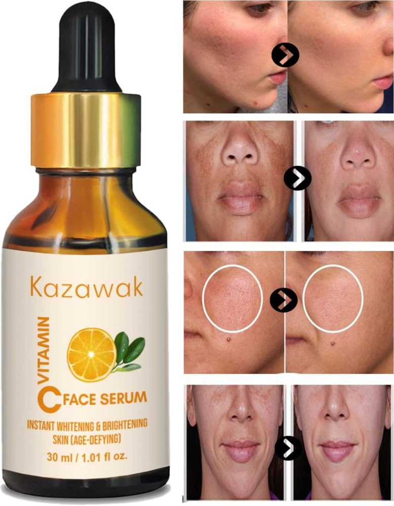 kazawak Professional Vitamin C Face Serum Skin Brightening Serum