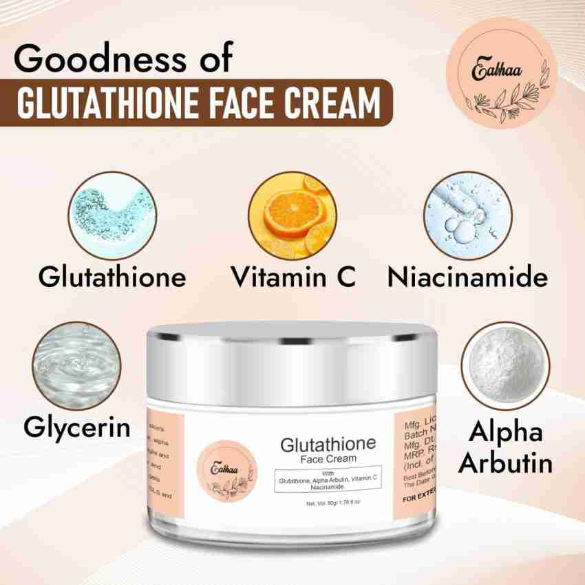 Eabhaa Glutathione Face Cream With Glutathione Alpha Arbutin