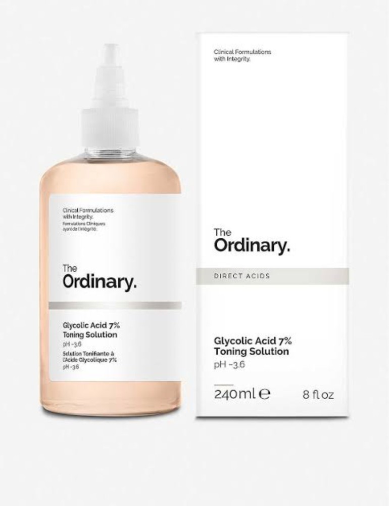 Buy Korean The Ordinary Glycolic Acid 7% Toning Resurfacing Solution 240ml  Online