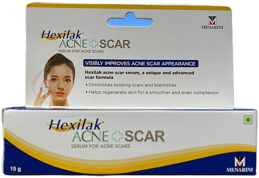 Hexilak Acne+Scar Serum For Acne Scar (15gm) Price in India - Buy Hexilak Acne+Scar Serum For Acne Scar (15gm) online at Flipkart.com