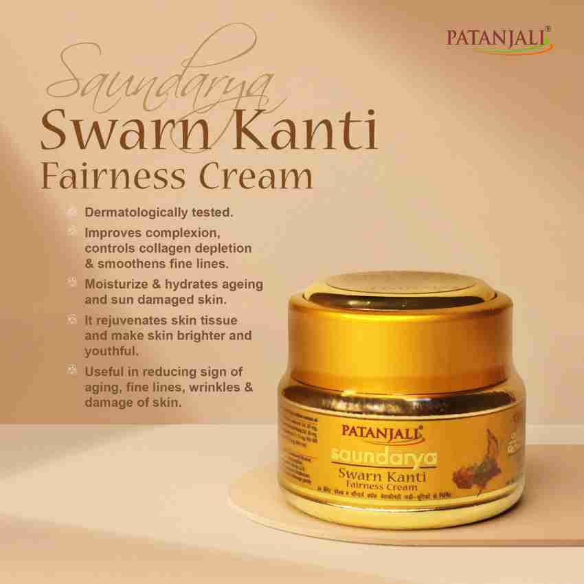 PATANJALI Saundarya Swarn Kanti Fairness Cream with Natural Oils