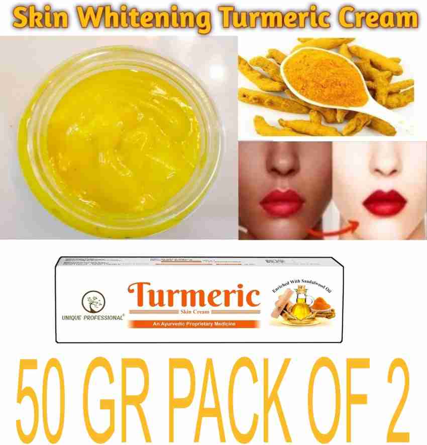 UNIQUE PROFESSIONAL SKIN WHITENING TURMERIC CREAM WITH SANDALWOOD