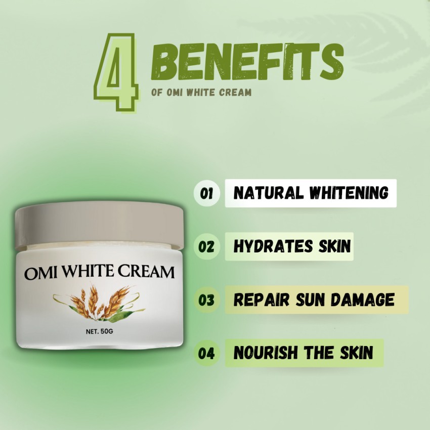 ACTIWOW OMI WHITE CREAM 50GR Advanced Whitening Brightening