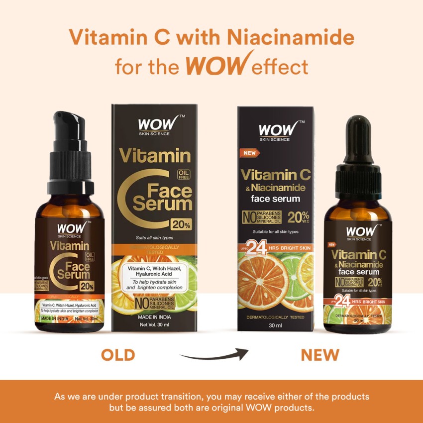 WOW SKIN SCIENCE Vitamin C Serum For Skin whitening Hyperpigmentation